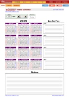ڵ޷(Plan Notes)- Yearly Calendar with Notes